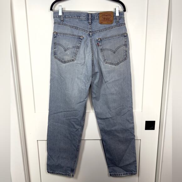 Levi’s 501 100% Cotton Mid Wash High Rise Relaxed Fit Denim Jeans Size 32 L30 - Picture 5 of 8